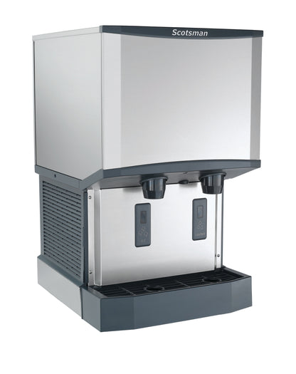 Scotsman HID525A-1 Meridian™ Touch-Free Countertop Nugget Ice & Water Dispenser, Air Cooled - Up to 500 lb. Production, 25 lb. Storage - HID525A-1