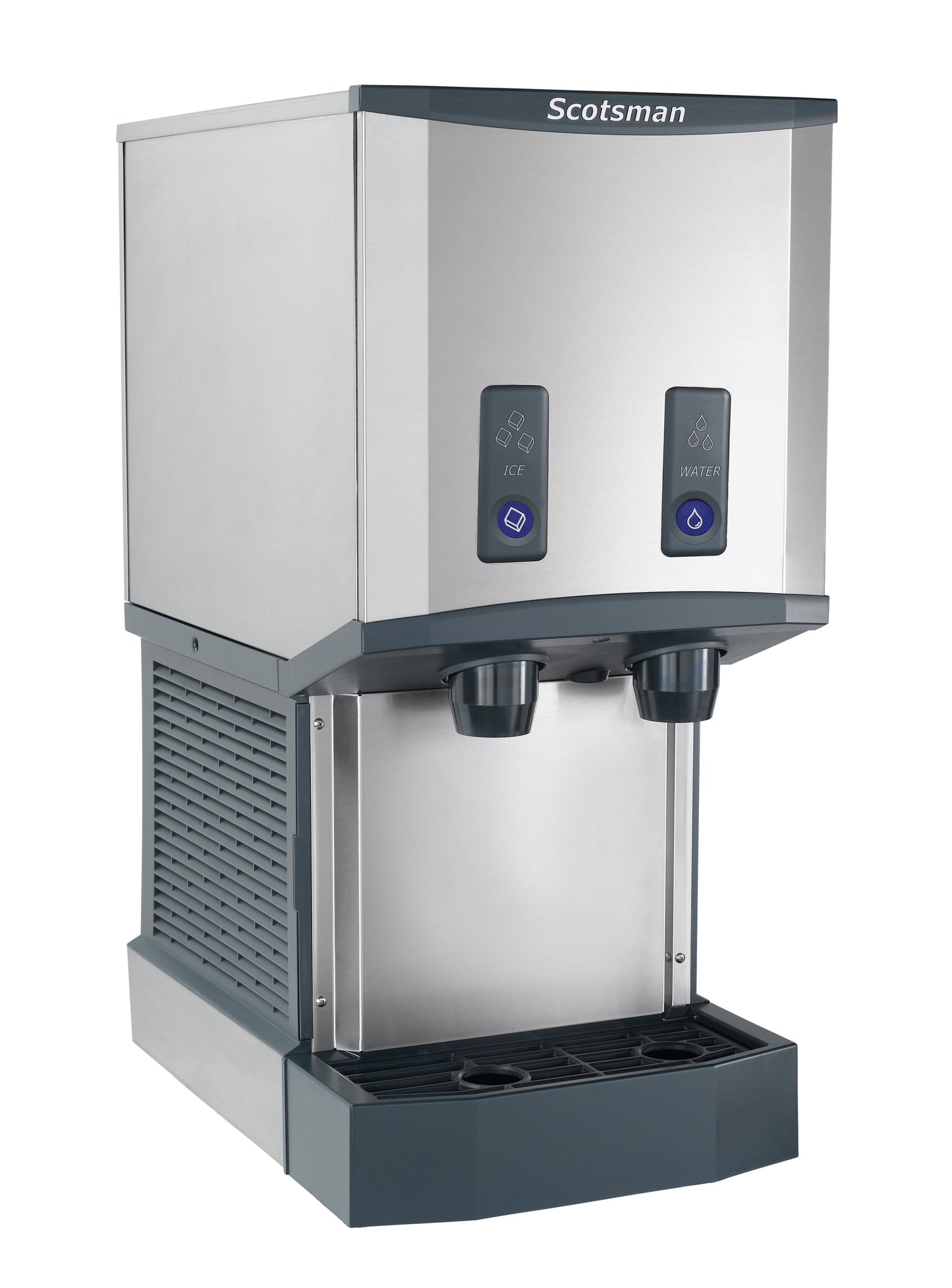 Scotsman Meridian™ Push-Button Countertop Nugget Ice & Water Dispenser, Air Cooled - Up to 260 lb. Production, 12 lb. Storage - HID312AB-1