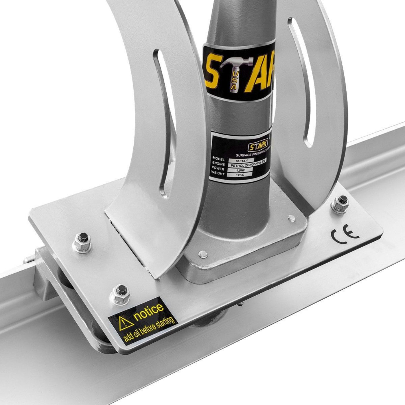 Stark USA 6.5HP Plate Compactor Gas-Powered 196cc 4000lbs Force With Water Tank - 61006