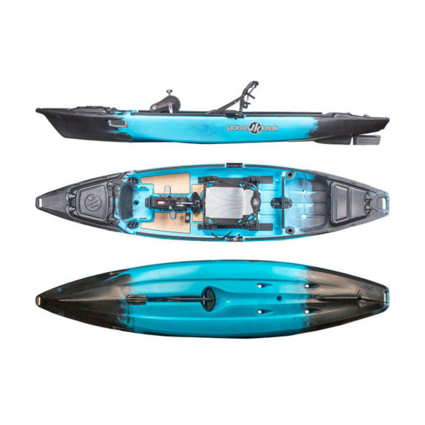 Torqeedo Jackson Knarr FD Fishing Kayak - KNRFD121STORM_25