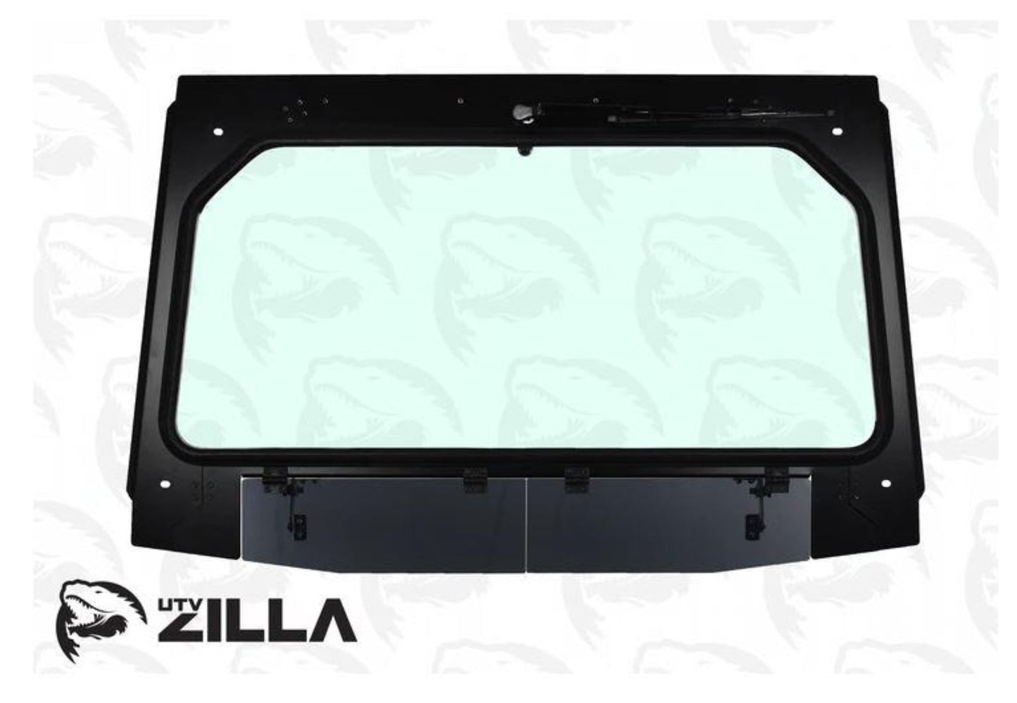 UTVZILLA Kawasaki KRX 1000 Full Glass Windshield (2020+) - ZL-KRX-WS-GLS-BLK-Y