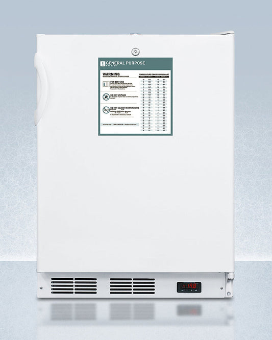 Accucold - 24" Wide Built-In All-Freezer, ADA Compliant - VT65MLBIADAGP