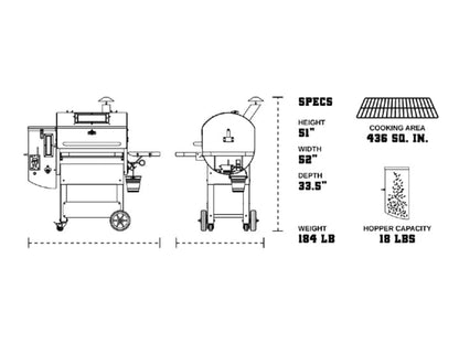 Green Mountain Grills GMG Ledge Prime 2.0