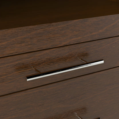 Leto Muro Coventry Storage Side Tower in Walnut CSTR