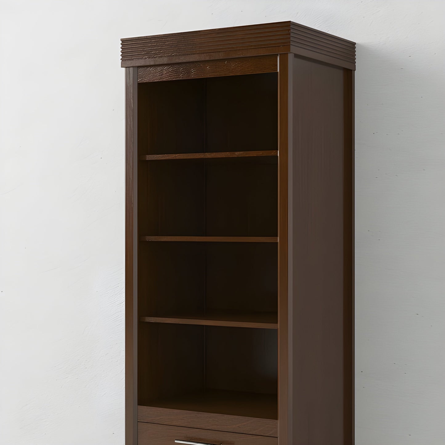 Leto Muro Coventry Storage Side Tower in Walnut CSTR