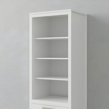 Leto Muro Coventry Storage Side Tower in White ASTR