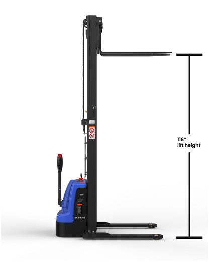 BLUECO STRADDLE LEG STACKER 118" LIFTBCO-EPS