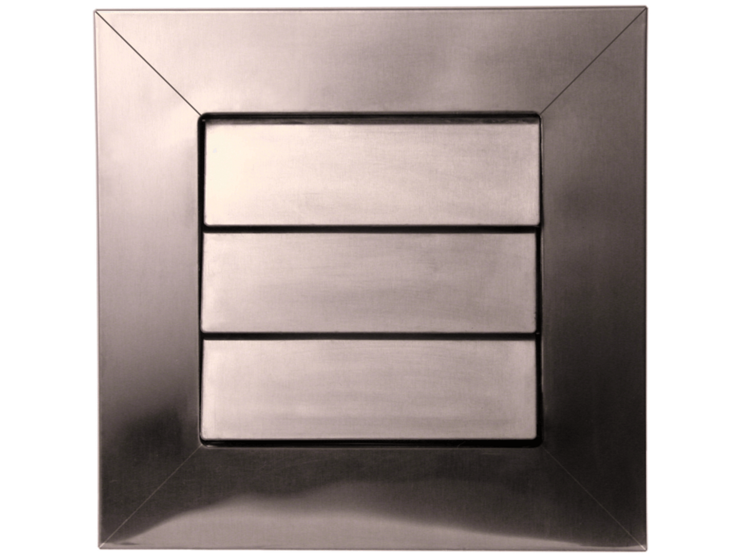 Copperlab Stainless Steel Low Profile Louvered Dryer Vent - Exhaust Vent (4"-12") -  SWLPDV10F