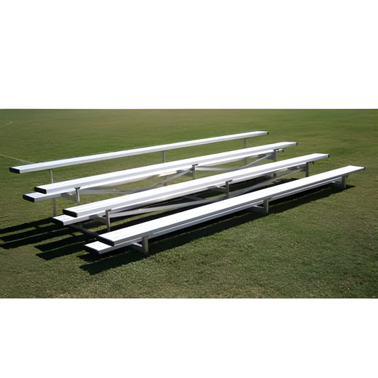 Bleacher Four Rows Low Rise Aluminum Bleachers