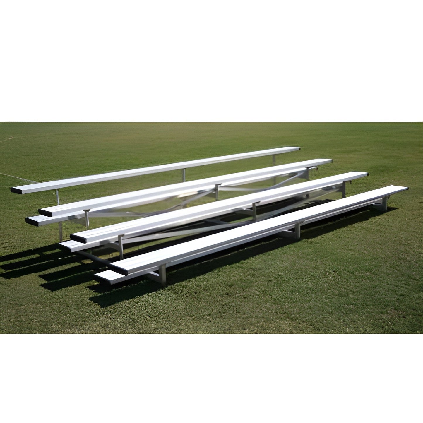 Bleacher Four Rows Low Rise Aluminum Bleachers
