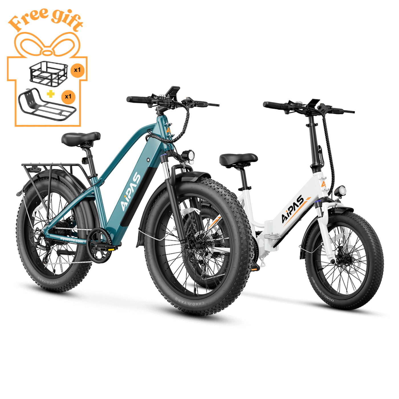 Aipas Ebike Combo Sale M2 + A2 - Aipas-A2white+M2viridity