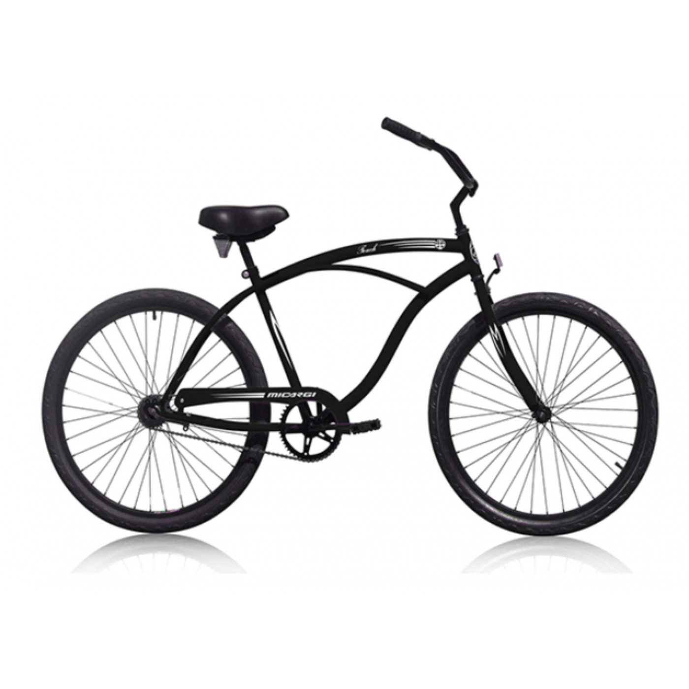 Tracer 26 Inch Men's Ace Beach Cruiser + BBR Tuning 2-Stroke Engine - STK-BEK80-S + MB-TOUCH-M-MBK