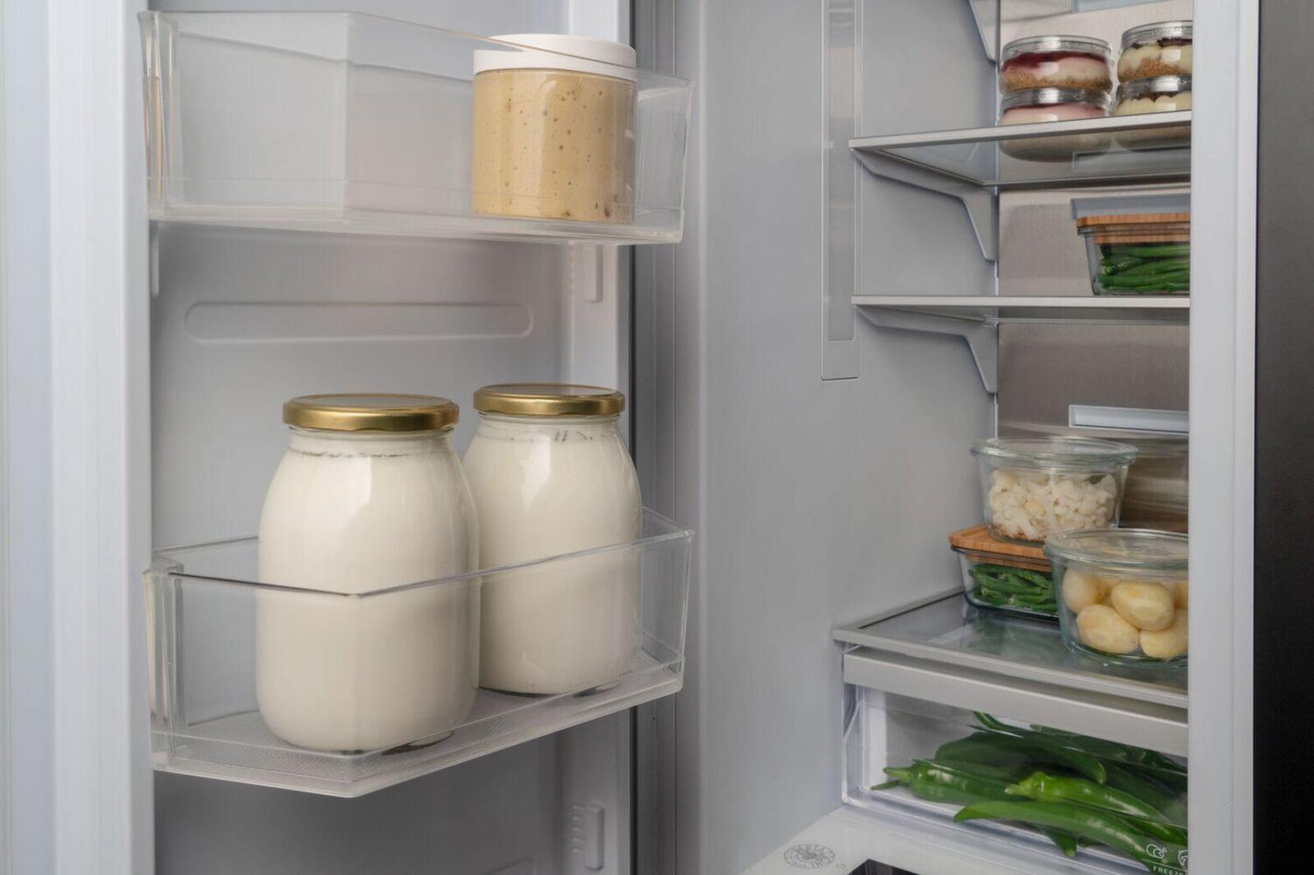 BERTAZZONI REF18FCBIPLV 18" Built-In Freezer Column Panel Ready (V Trim) LH