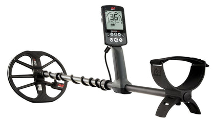 Minelab Equinox 800 Metal Detector and Upgraded Red Upper Carbon Rod - 3720-0002-rod-red-bundle
