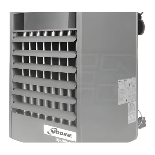Modine Commercial Workspace Heater - 350K BTU/Intermittent Pilot Ignition/LP/Single Stage w/Aluminized Steel Heat Exchanger & Burner
