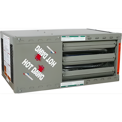 Modine Hot Dawg Garage Heater - 60K BTU/Direct Spark Ignition/LP/Blower/Single Stage w/Aluminized Steel Heat Exchanger