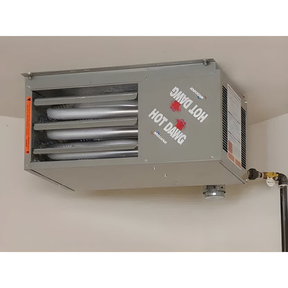 Modine Hot Dawg Garage Heater - 75K BTU/Direct Spark Ignition/NG/Single Stage w/Stainless Steel Heat Exchanger