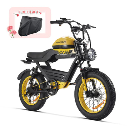 HappyRun G100 48V/38Ah 2000W Dual Battery Electric Bike