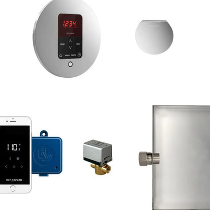 Mr. Steam - Butler Package Round Polished Chrome - : MSBUTLER1RD-PC