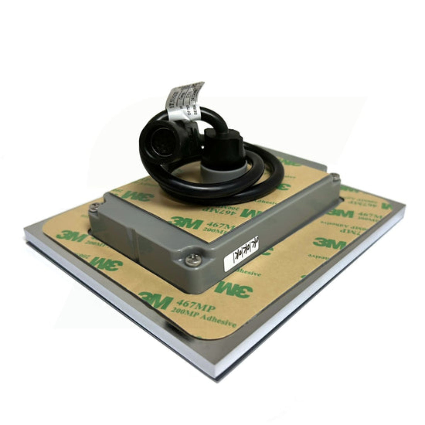 Mr. Steam iTempo In-Shower Electronic Control with Steamhead - White / Chrome - MSITEMPOSQ-WH