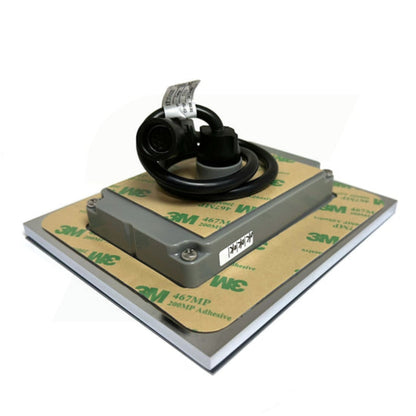 Mr. Steam iTempo In-Shower Electronic Control with Steamhead - White / Chrome - MSITEMPOSQ-WH