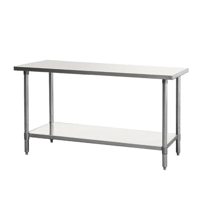 Chef AAA - TL3723, Commercial 72" Work Table 72" x 30" x 34" Stainless Steel - SSTW-3072