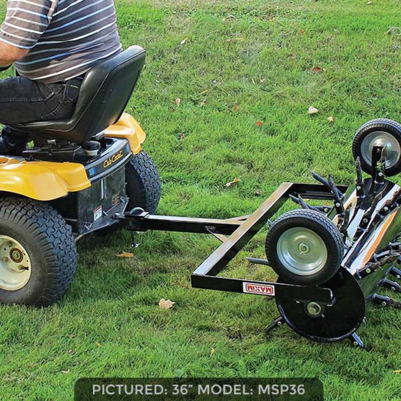 Maxim 48" Tow Behind Plug Aerator- MSP48.MAX