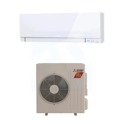 Mitsubishi MSZ-EX12NLS & SUZ-AA12NLHZ 12,000 BTU 17.6 SEER2 Wall Mounted Hyper Heat Pump System - R454B - SUZAA12NLHZ