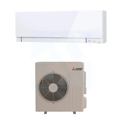 Mitsubishi MSZ-EX15NLW & SUZ-AA15NL 15,000 BTU 20.9 SEER2 Wall Mounted Heat Pump System - R454B - MSZEX15NLW