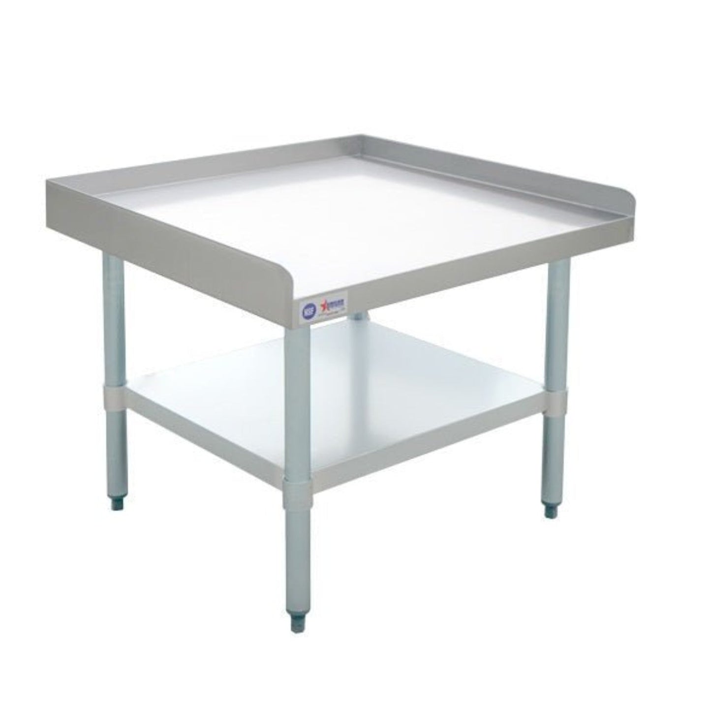 Omcan 18 Gauge Stainless Steel Equipment Stand, 30"W x 30"D - 22058