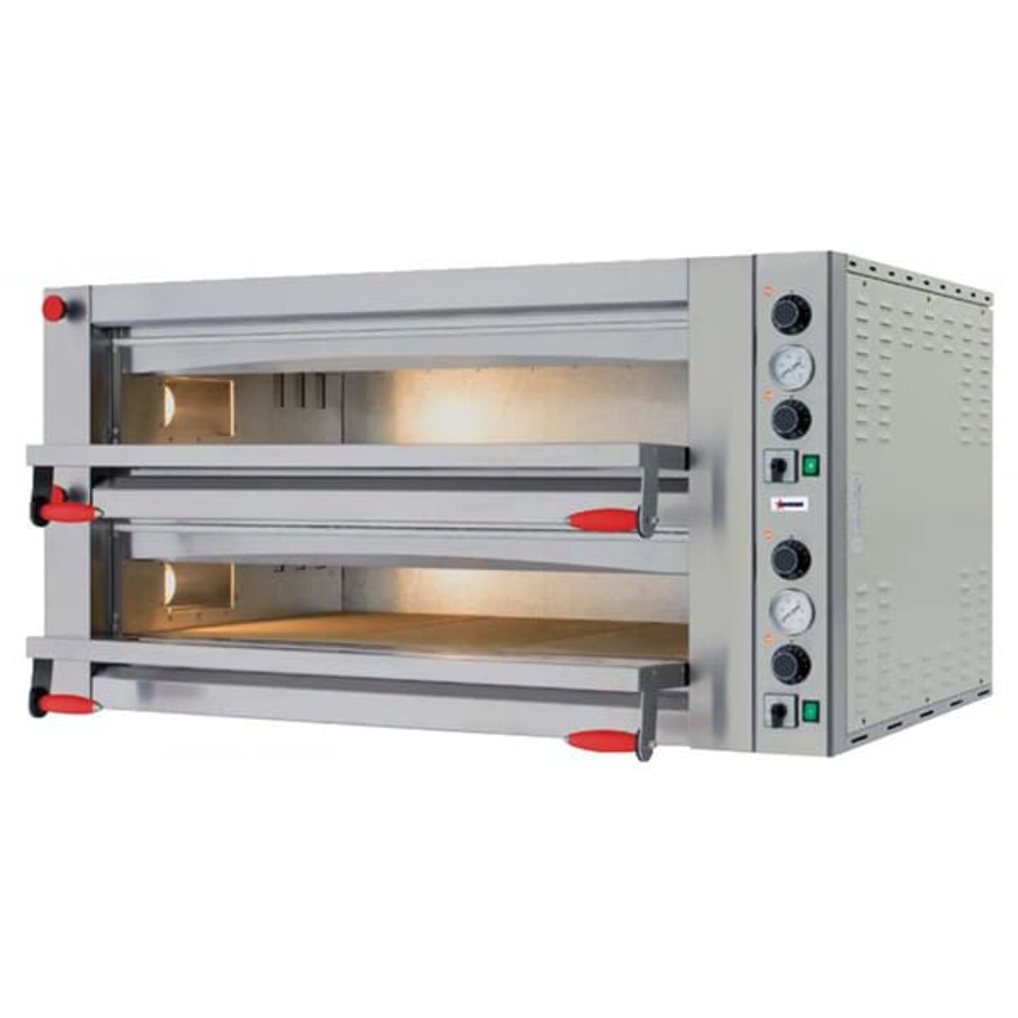 Omcan Pizza Oven Double Chamber Pyralis Series 13200W - 40638