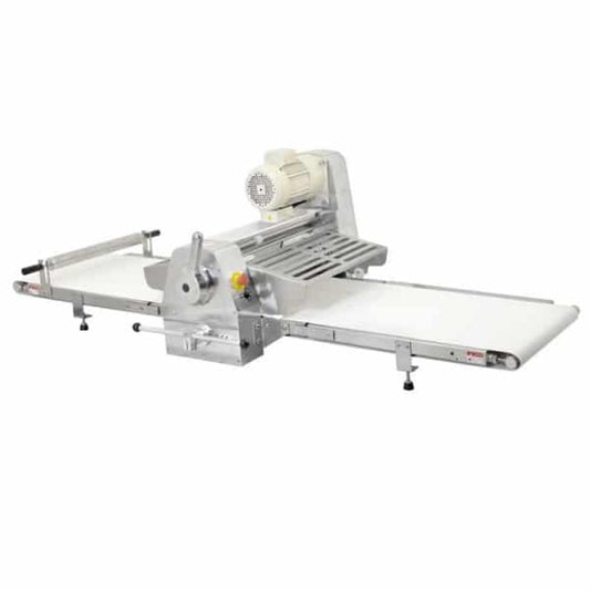 Omcan Countertop Reversible Dough Sheeter 108" Conveyor Lenght 0.5HP - 42154