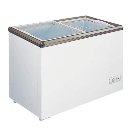 Omcan Sliding Glass Top Chest Freezer - 11 Cu Ft - Omcan-45293