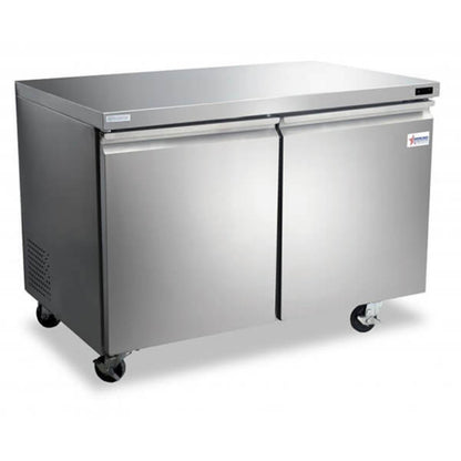 Omcan 47" Double Door Undercounter Freezer - 12 Cu Ft - Omcan-50055