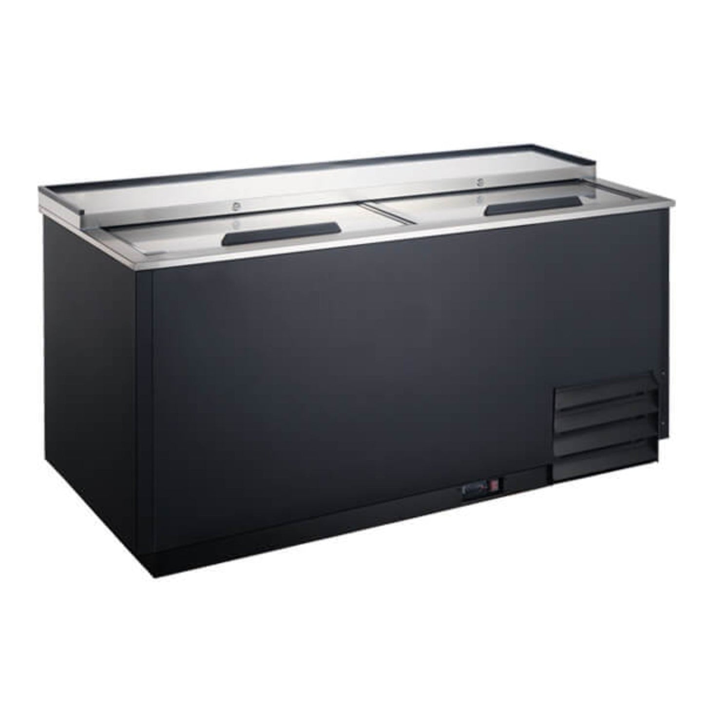 Omcan 49.5" Black Horizontal Bottle Cooler - Omcan-50074