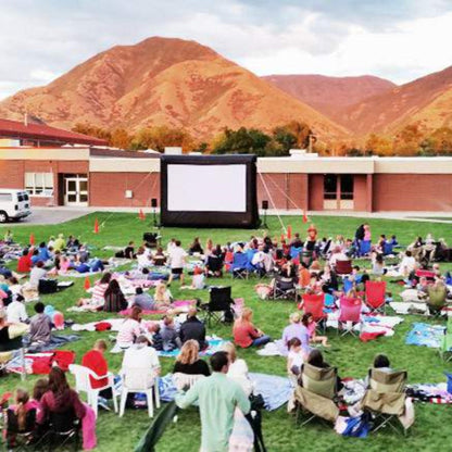 Open Air Cinema Event Pro Outdoor Movie Screen Kit - P-12