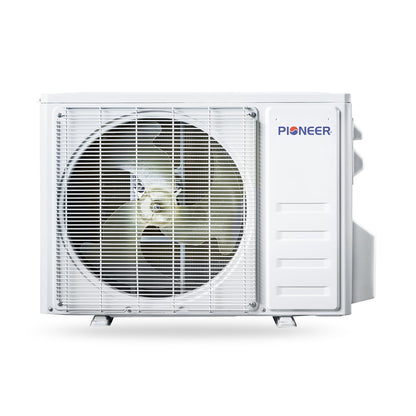 Pioneer Quantum Ultra 12,000 BTU 18.5 SEER2 230V Ceiling Concealed Ducted Mini-Split Air Conditioner Inverter Heat Pump Full Set - RYT012GLSI24RL