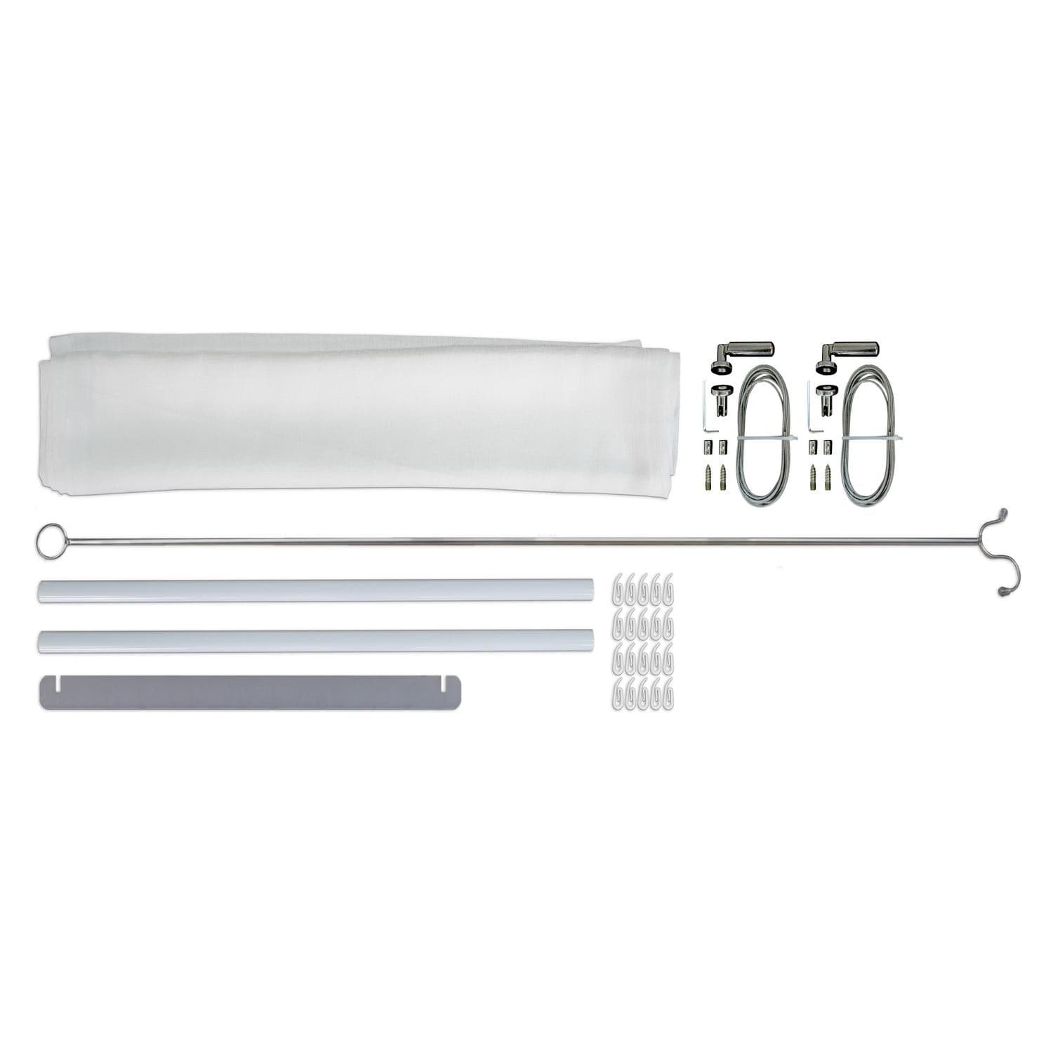 Palram Canopia | Patio Cover Blinds 10x28 ft White - HG1076