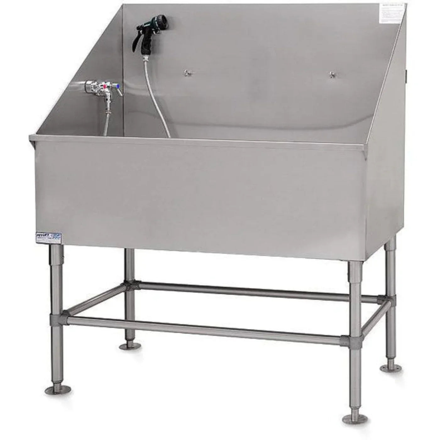PETLIFT Stainless Steel Classic Dog Grooming Bath Tub 60" - PL-BT-LE58