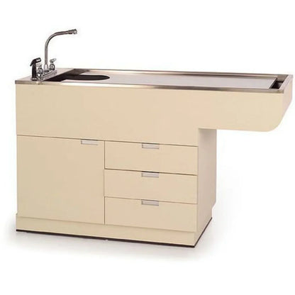 PETLIFT Omni Veterinary Exam Table & Storage Full Flush Table  44" x 22" - PL-TEC-300-44SS