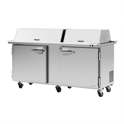 Turbo Air PRO Refrigerated Prep Tables - PST-72-30-N-DS