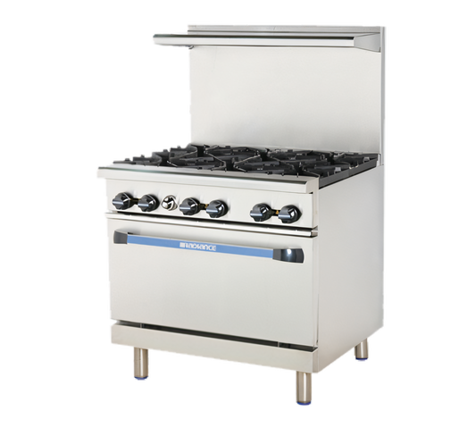 Turbo Air Radiance Gas Ranges - TAR-6
