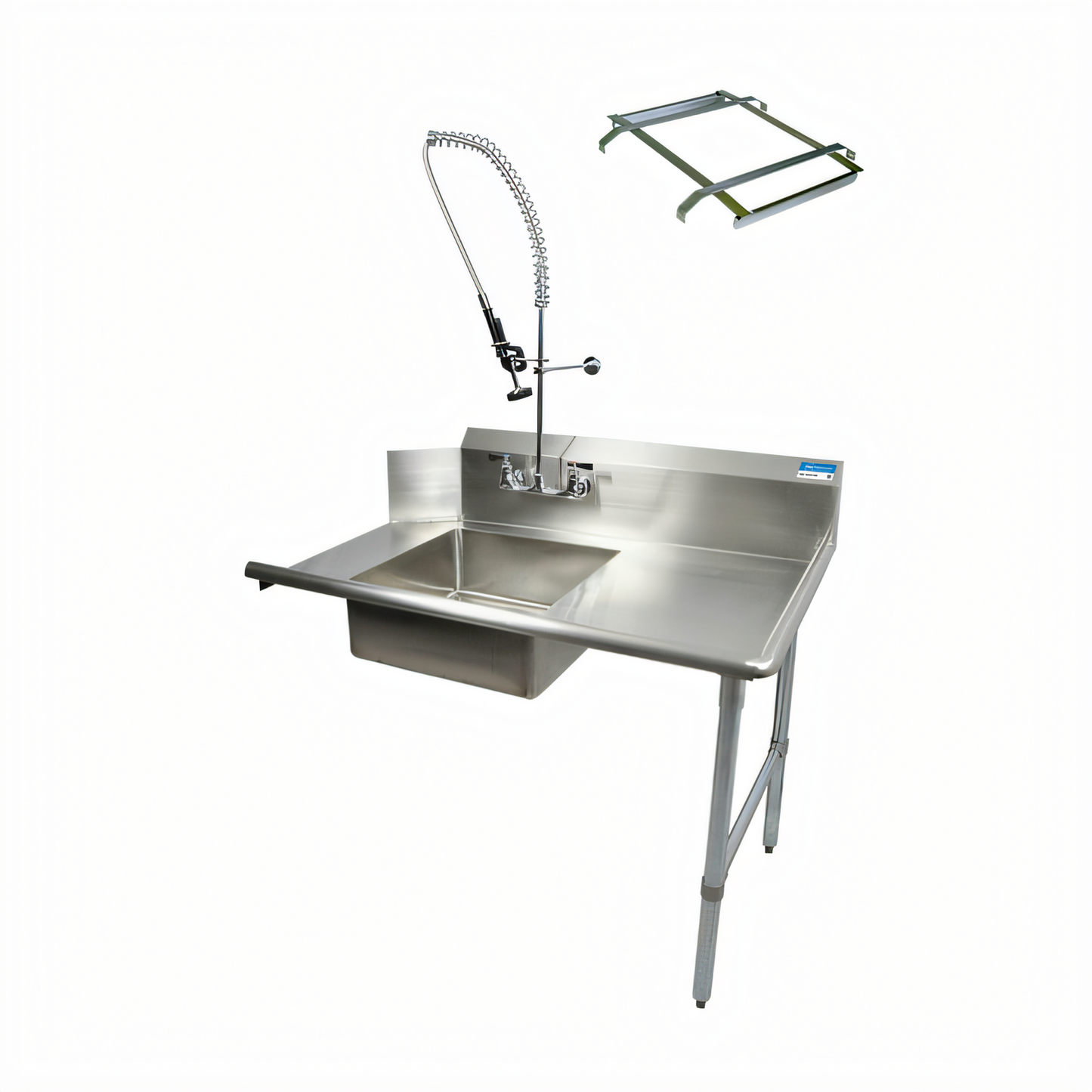 BK Resources Compartment Sinks - BKSDT-26-R-SS-P-G