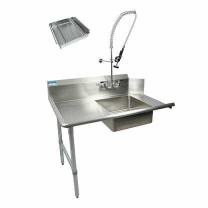 BK Resources Compartment Sinks - BKSDT-36-L-P2-G
