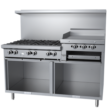 Garland G60-6R24SS G Starfire Pro Gas Ranges - G60-6R24SS