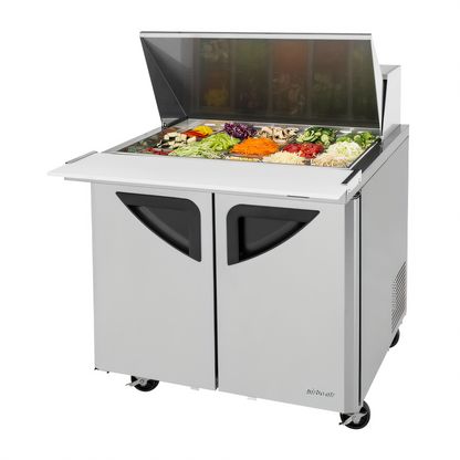 Turbo Air Super Deluxe Refrigerated Prep Tables - TST-36SD-15-N6