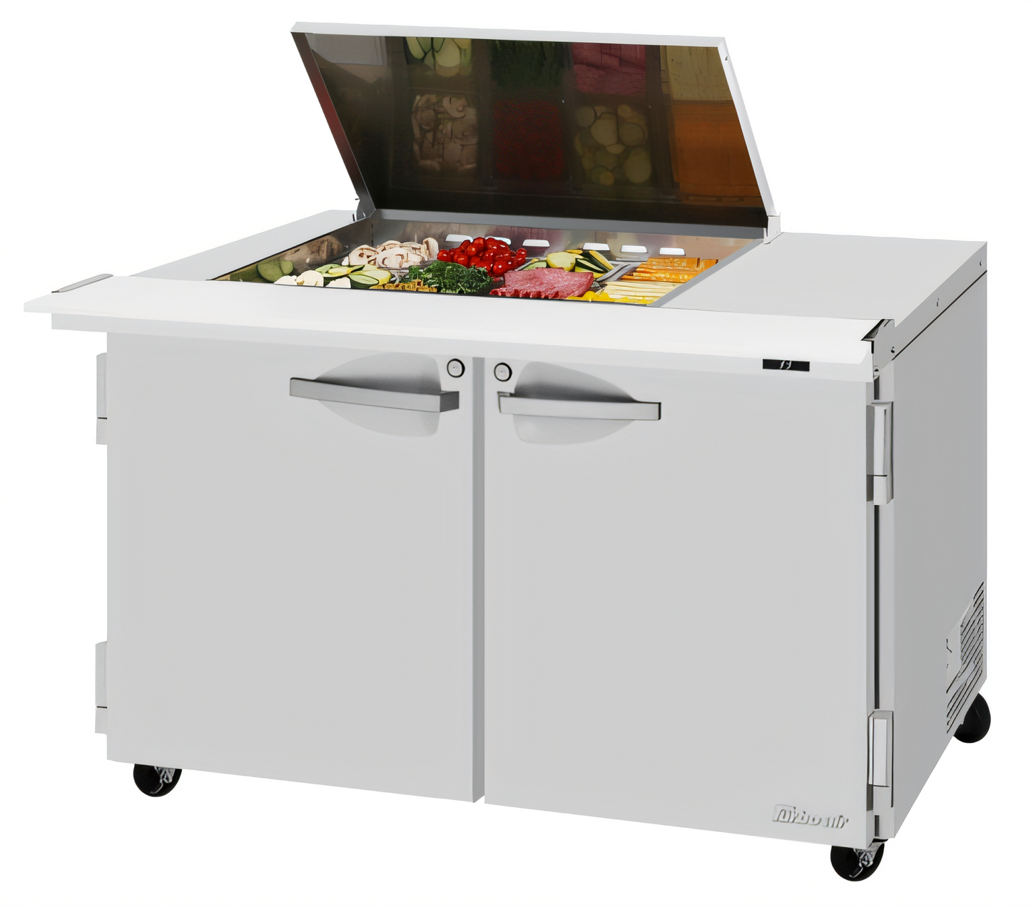 Turbo Air PRO Refrigerated Prep Tables - PST-48-12M-N-FL