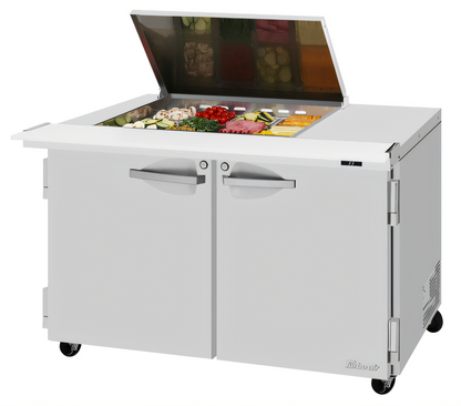 Turbo Air PRO Refrigerated Prep Tables - PST-48-12M-N-FL