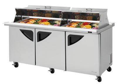 Turbo Air Refrigerated Prep Tables - TST-72SD-30-N-DS