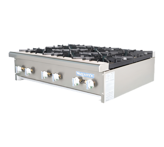 Turbo Air Radiance Hot Plates - TAHP-36-6